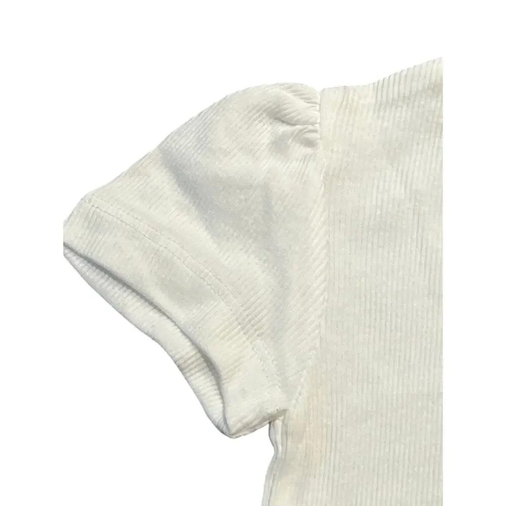 Baby GAP Cream Scallop Neck Top Size 4 New with Tags